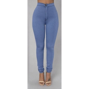 Image Diva High Stretch High Waist_SkinnypantsBlue